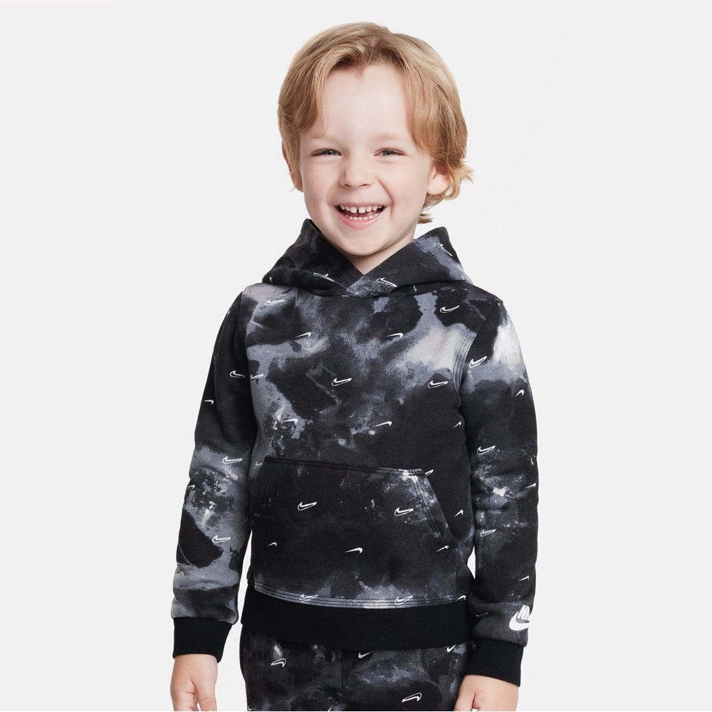 4T Nike Black and Gray Hoodie Toddler Sweatshirt